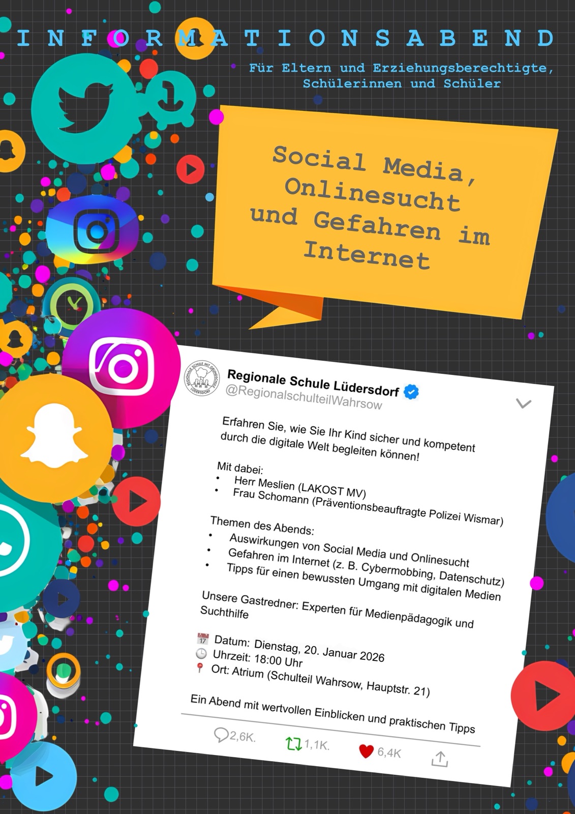 plakat-social-media Vorlesewettbewerb 2025